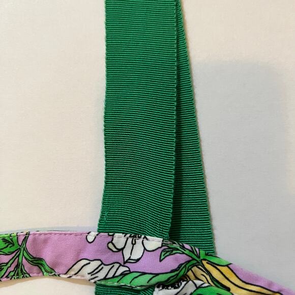 AMUR Leone Floral V Neck Sleeveless Midi Dress Purple Womens Size 4 Garden - Picture 16 of 16